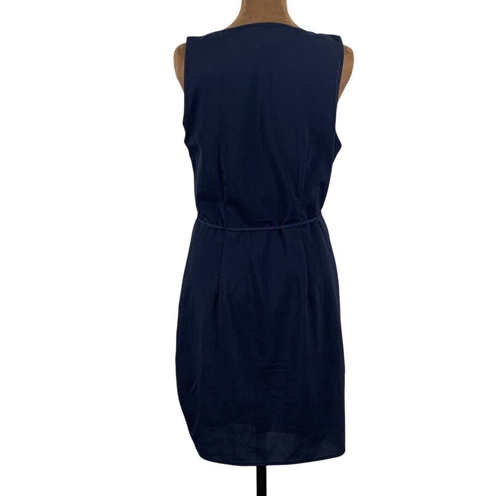 H&M Black Sleeveless Pleated Mini Dress Size 6 - Picture 3 of 8